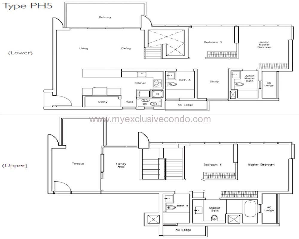 New Launch Condo - LakeVille - Type PH5