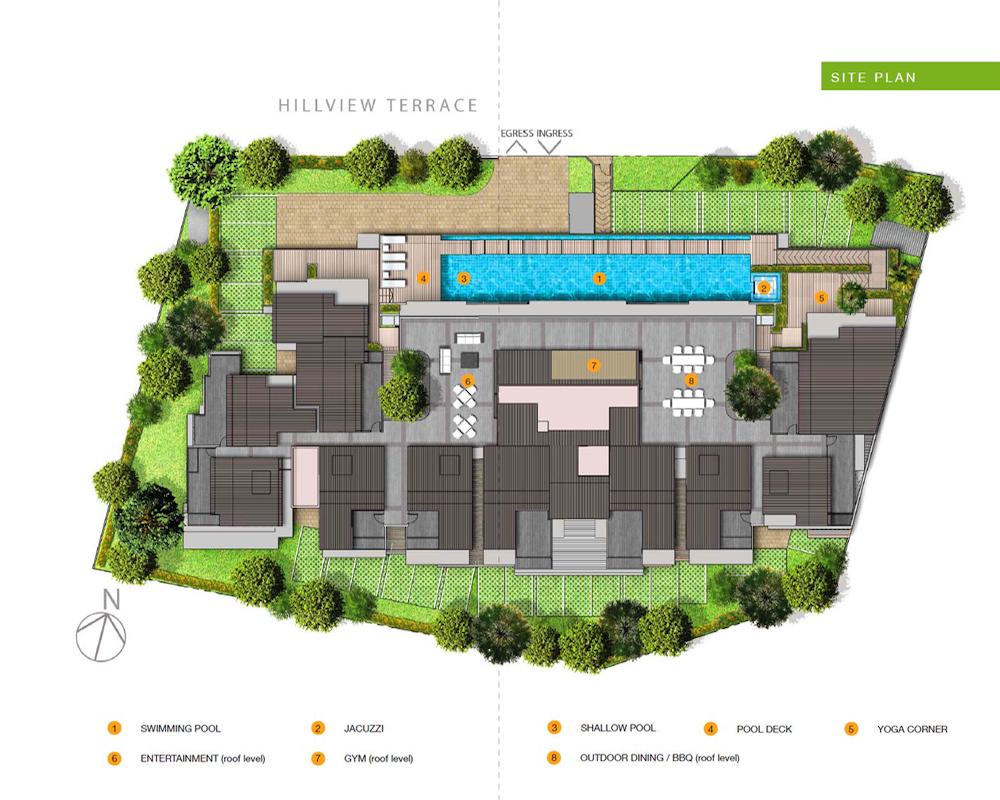 New Launch Condo - Hills TwoOne - Site Plan