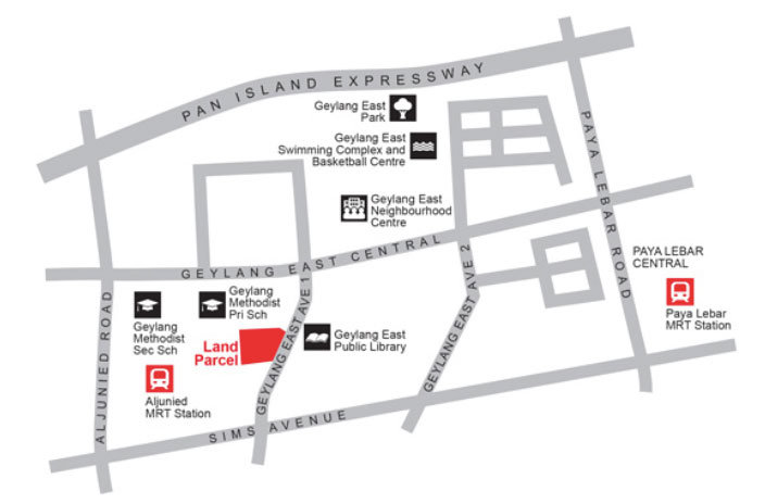 New Launch Condo - Tre Residences - Location Map