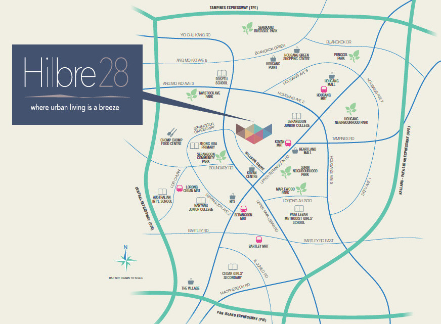 Hilbre 28 @ Hillside Drive - Location Map
