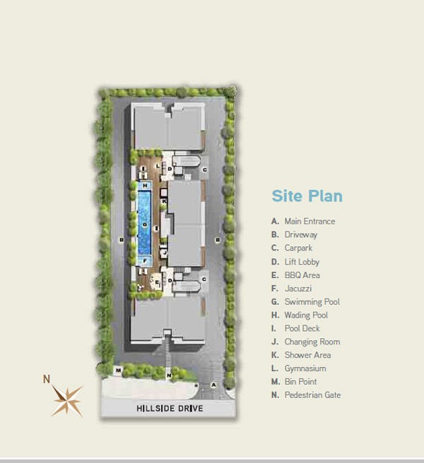 Hilbre28 @ Hillside Drive - Site Plan