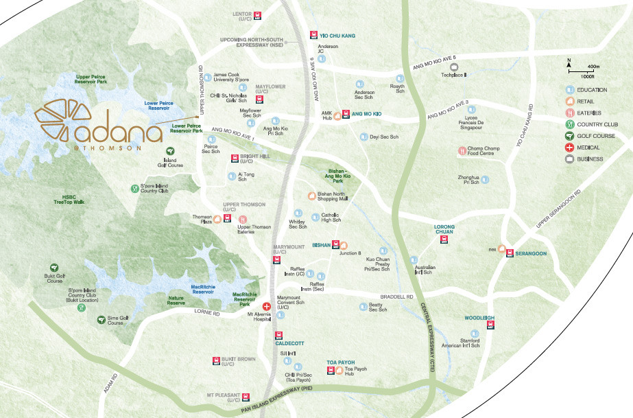Adana @ Thomson - Location Map