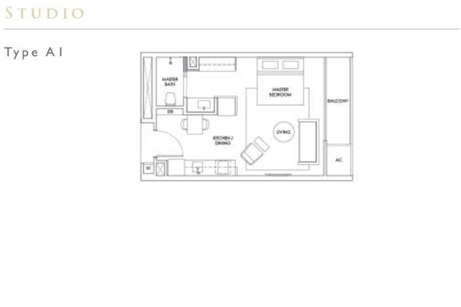 Robin Residences - Studio (A1)