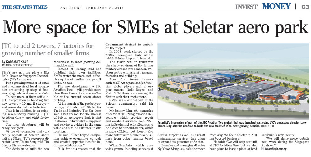 Development of Seletar Aerospace