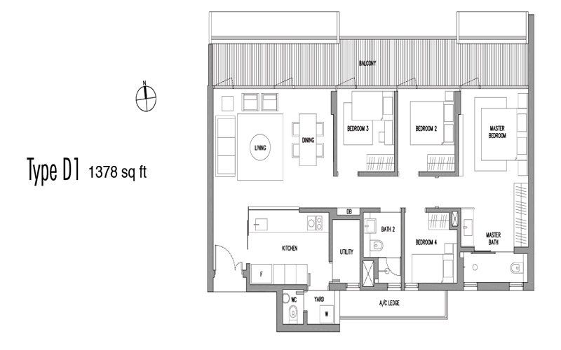 Seletar Park Residence - Floor Plan