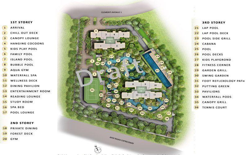 Clement Canopy - Siteplan