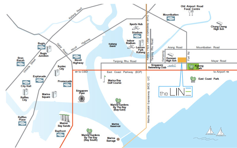 The Line - Location Map