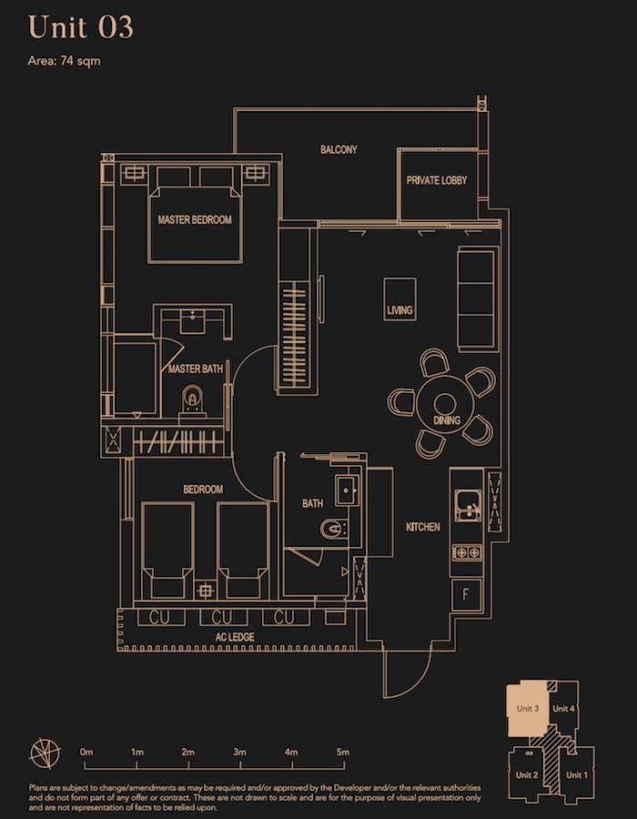8 Hullet - Floorplan - 2-Bedroom