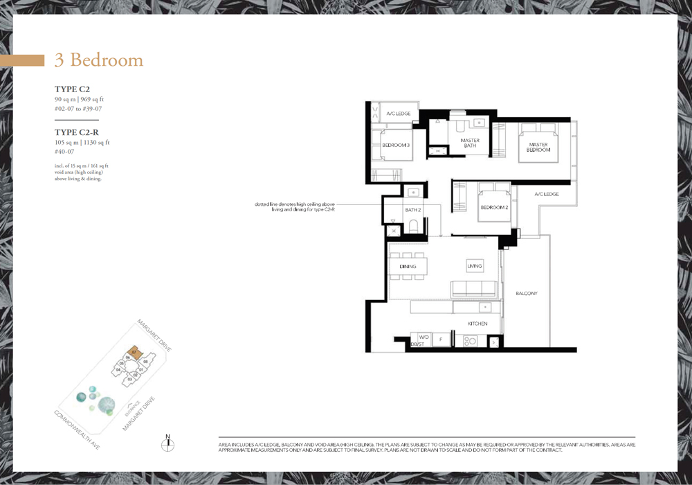 Margaret Ville - Floorplan - 3 Bedroom