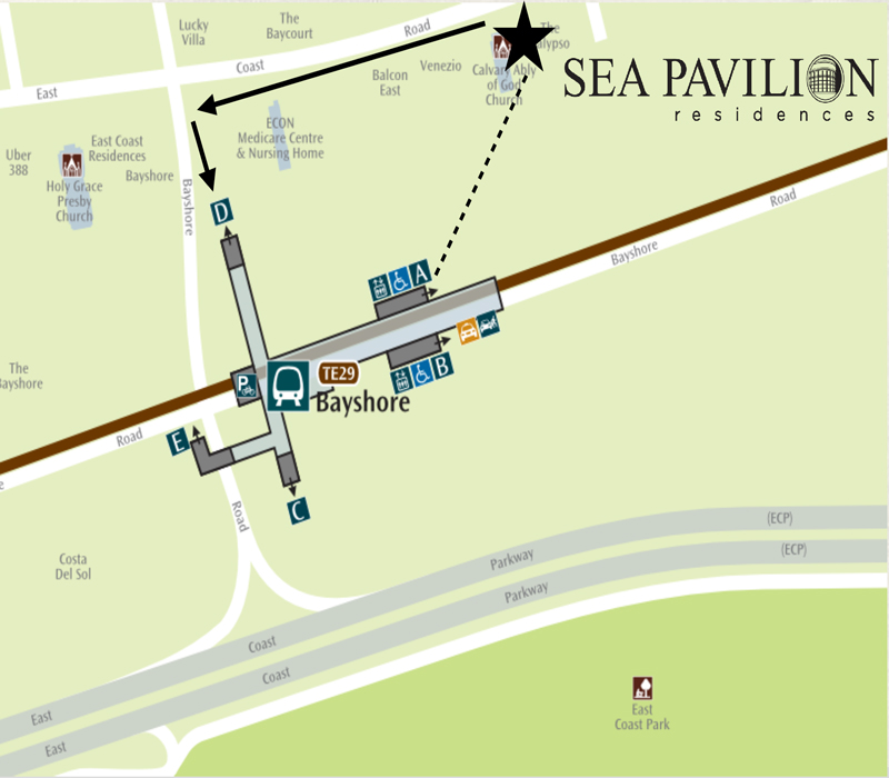 Sea Pavilion Residences - Location Map