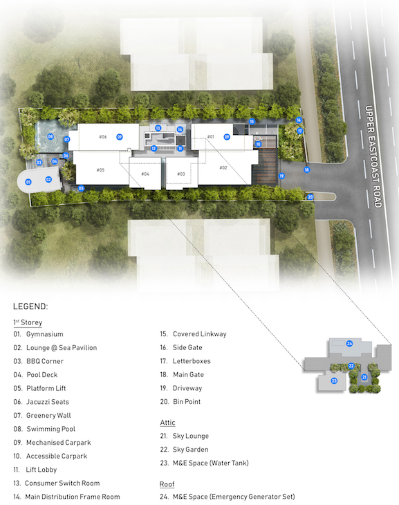 Sea Pavilion Residences - Site Plan