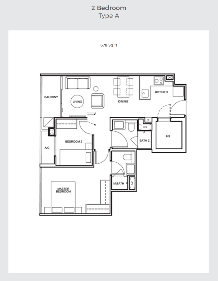 33 Residences - 2 Bedroom