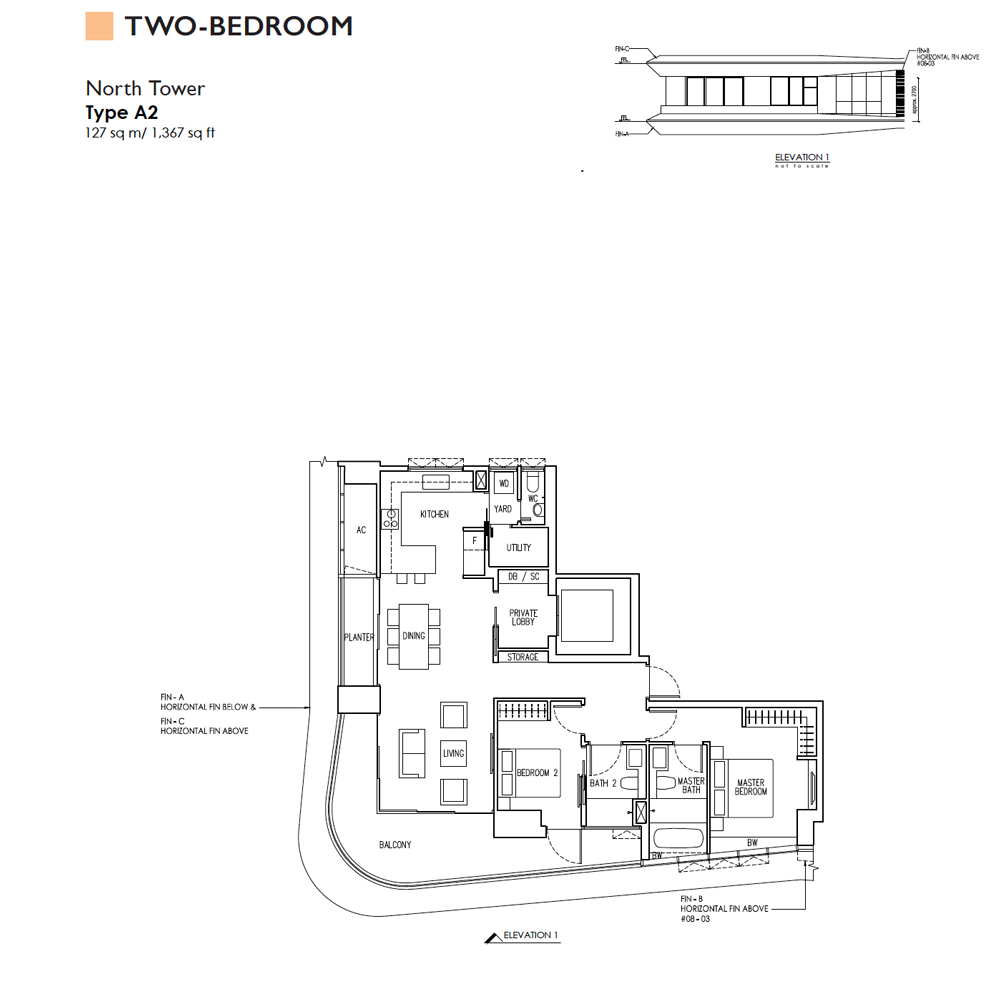 New Futura - Floorplans - 2 Bedroom