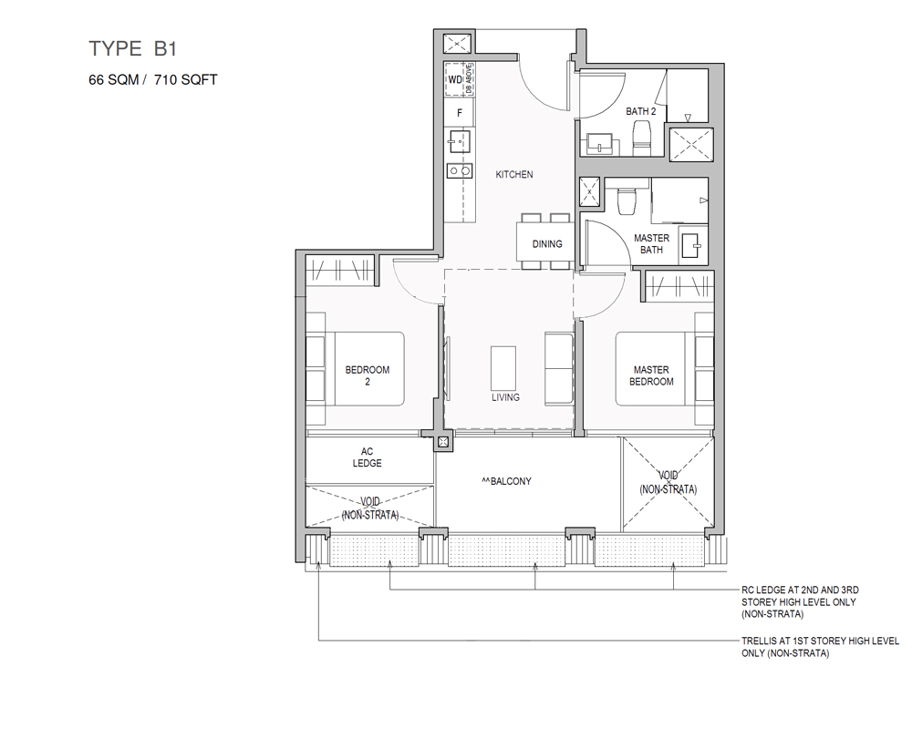 Mayfair Gardens - Floorplan - 2 Bedroom