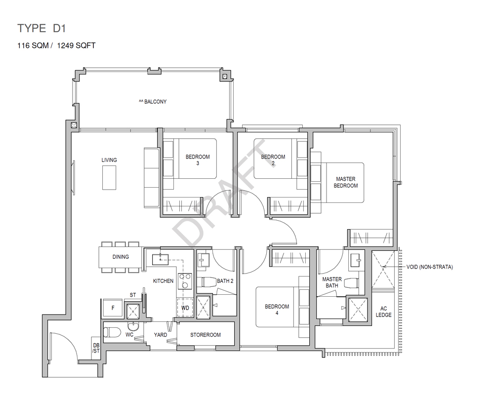Mayfair Gardens - Floorplan - 4 Bedroom