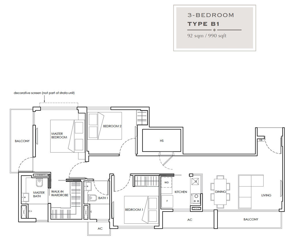 The Ramford Floorplan- 3 Bedroom