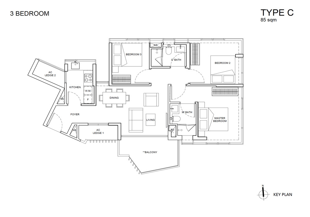 One Meyer - Floor Plan - Type C
