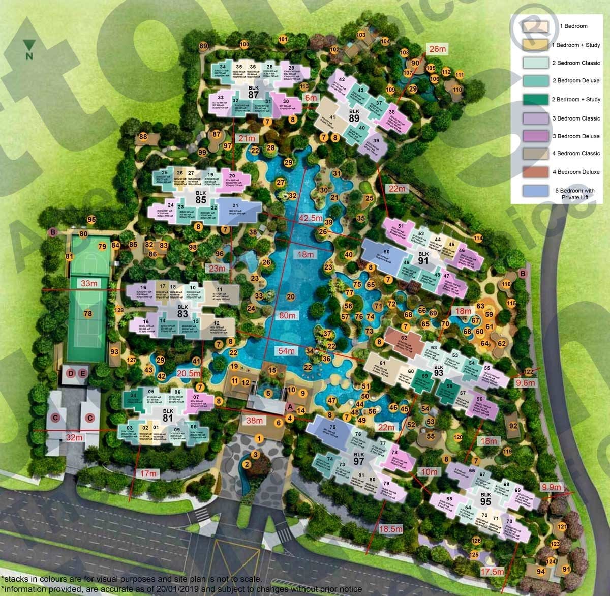 The Florence Residences - Site Plan