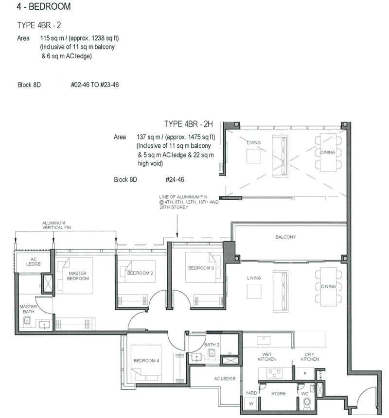 Parc Clematis - Floor Plan - 4 Bedroom