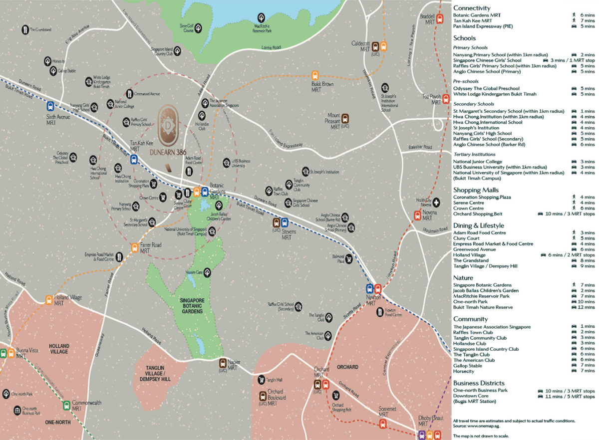 Dunearn 386 - Location Map