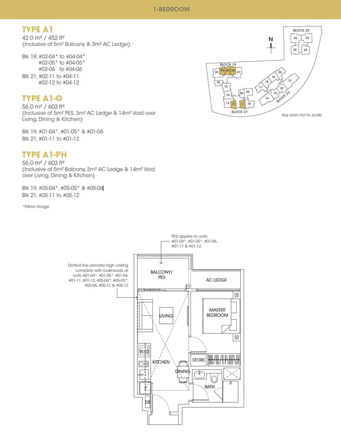 The Antares - Floorplan - 1 Bedroom