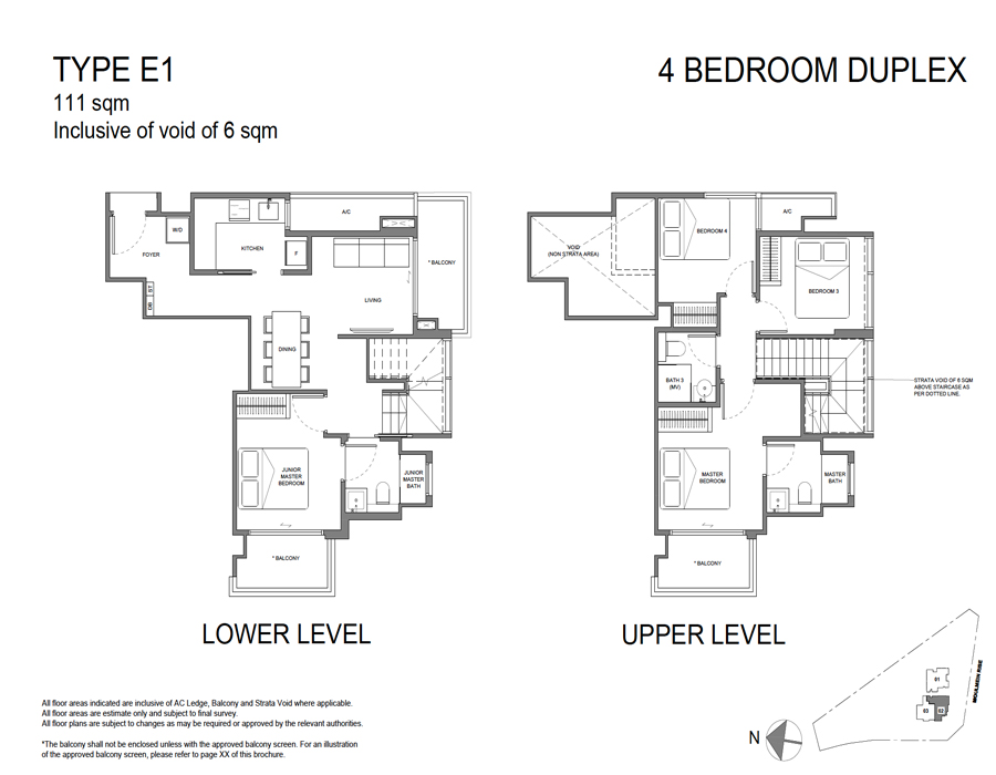 Neu At Novena - Floor Plan - 4 Bedroom Duplex