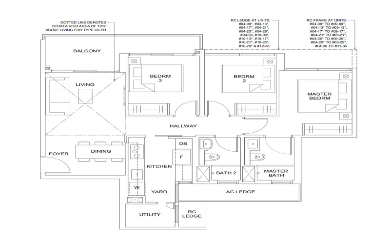 Parc Canberra - Floorplan - 3 Bedroom with Utility and Yard