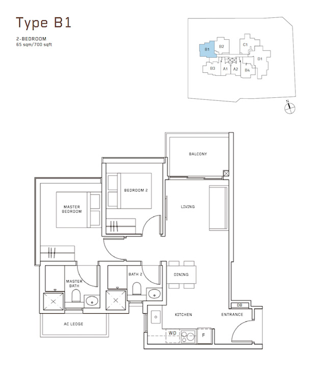 Myra - Floorplan - Two Bedroom