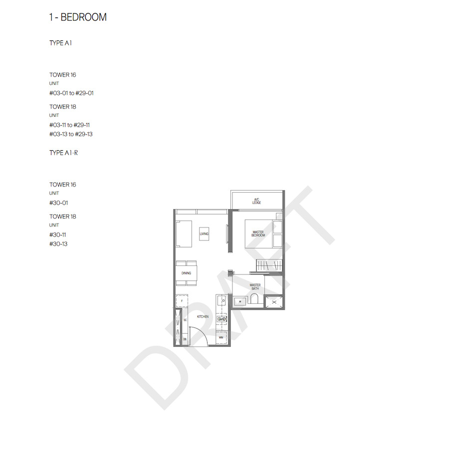 Midtown Modern - Floorplan - 1 Bedroom